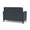 Lesro Siena 2 Seat Tandem Seating No Center Arm, Walnut, RS NightSky Back, MD Farro Seat, RS NightSky Panels SN2101 - alternate 2